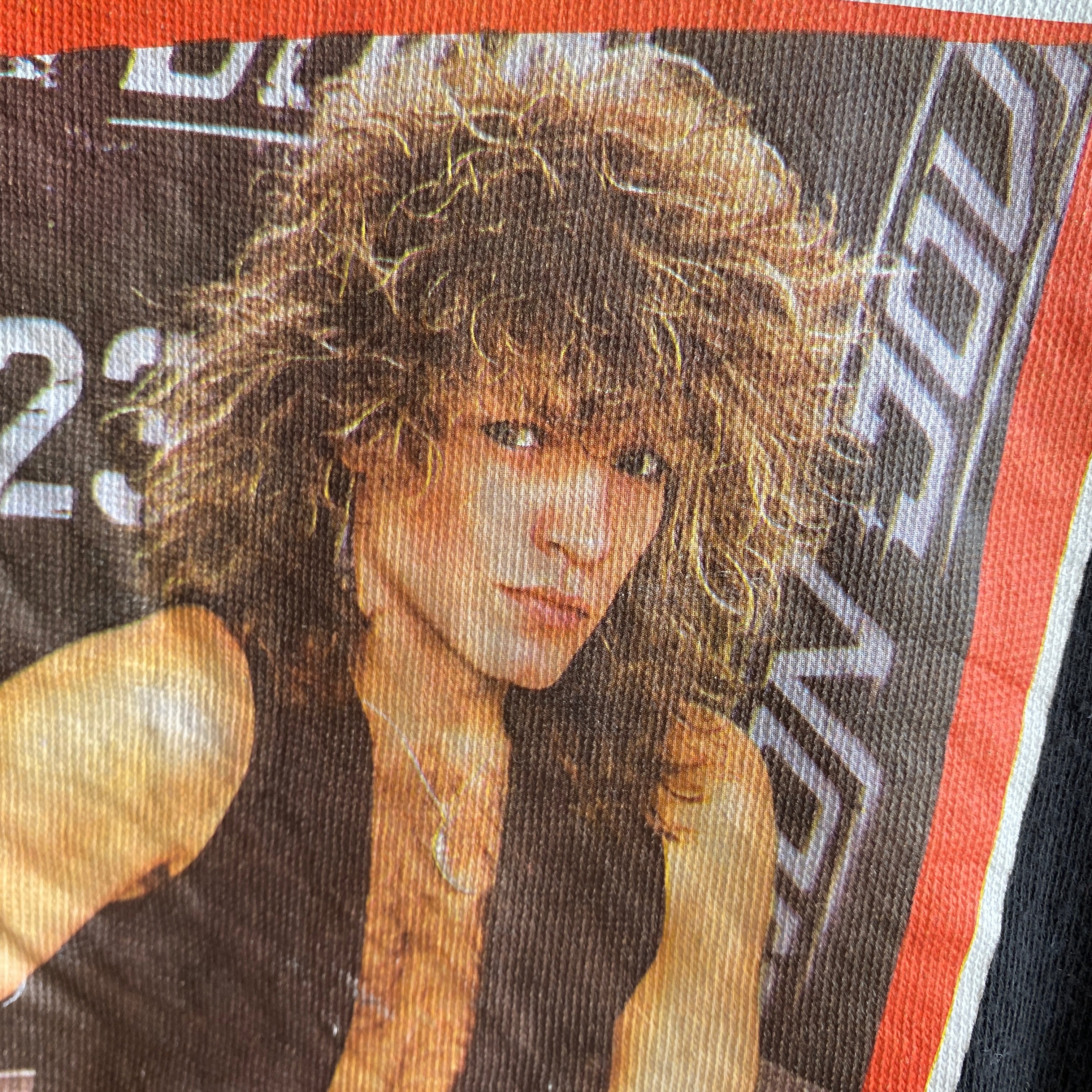 T-shirt de baseball Bon Jovi EXTRA SUPER RARE des années 1980 qui n'a pas besoin d'être présenté