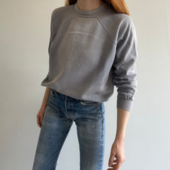 1980s Rad Sun Faded Gray Sweatshirt - Swoon