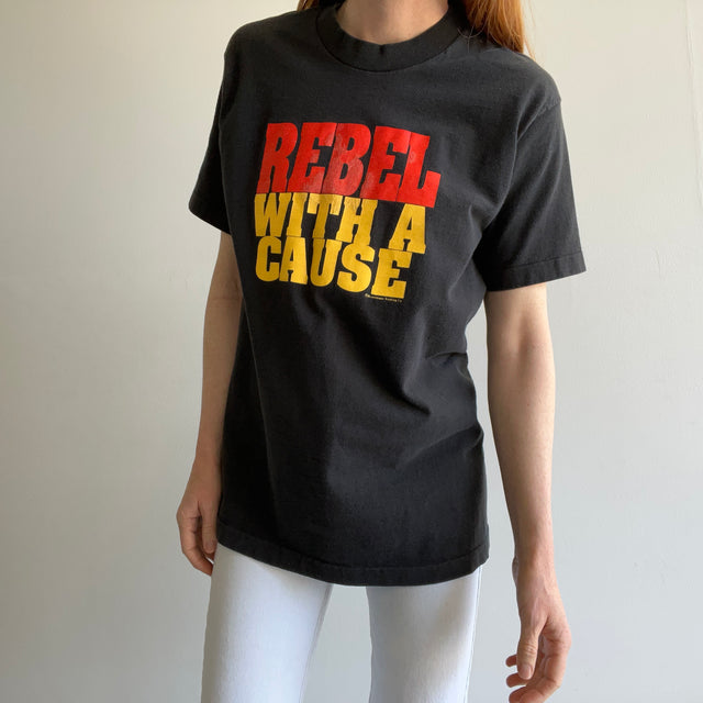 1980s Rebel With A Cause Cotton T-Shirt by FOTL