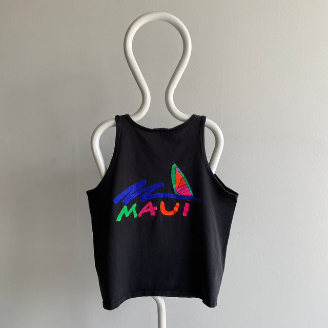 1980s Maui Cotton Surf Tank by "SGT. Leisure"