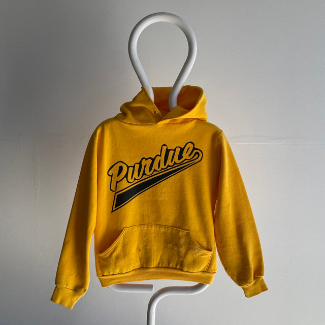 1970s Russell Brand Purdue Pullover Hoodie - Heavily Stained