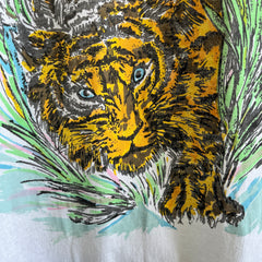 T-shirt Tigre des années 1980/90 par Rikki