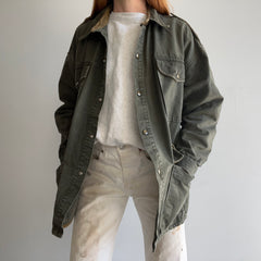 1980s Bill Blass Heavy Cotton Canvas Safari Jacket - Oh My!