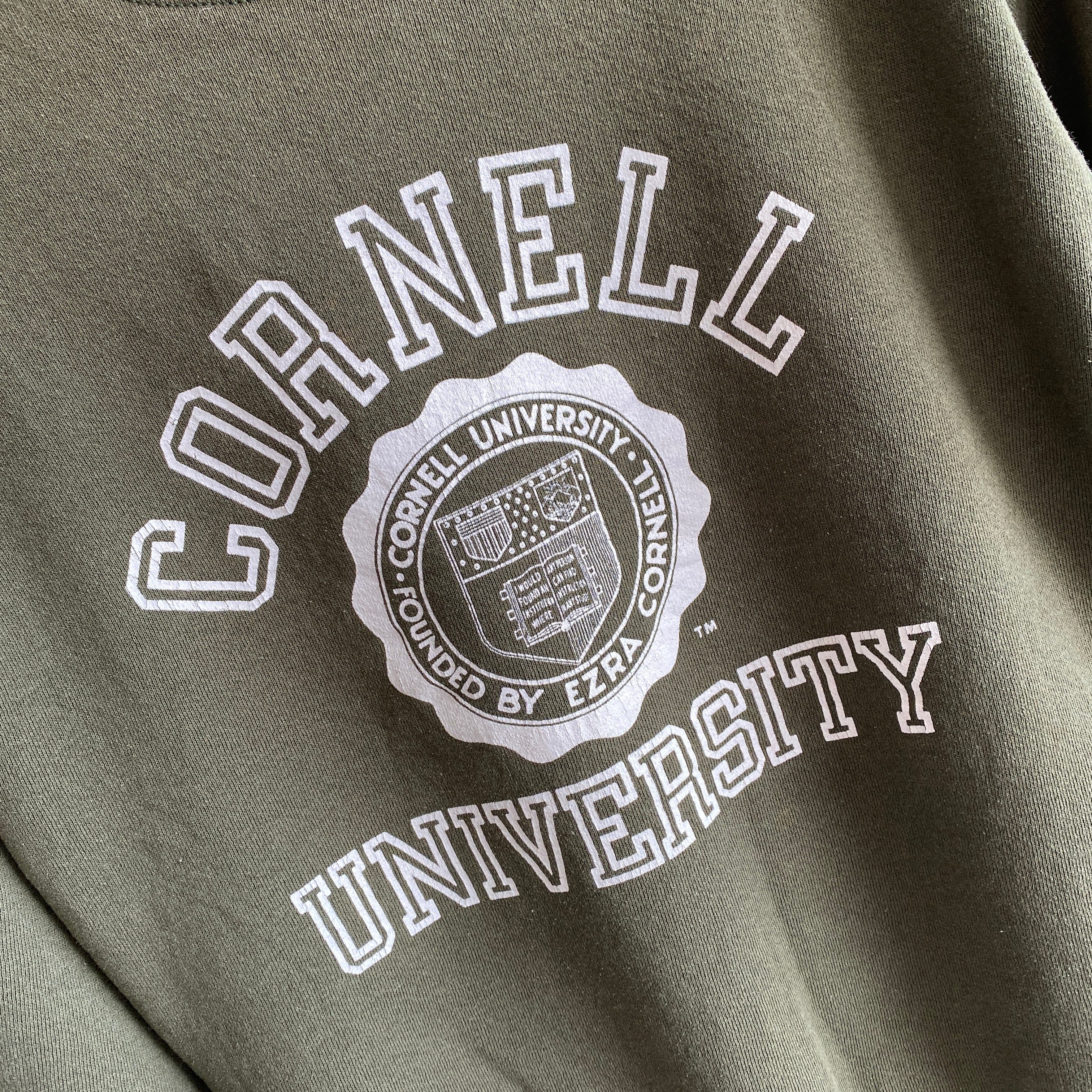 Sweat-shirt de l'Université Cornell des années 1980 !!!