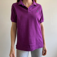 1980s OG USA MADE Ralph Lauren violet Polo T-Shirt