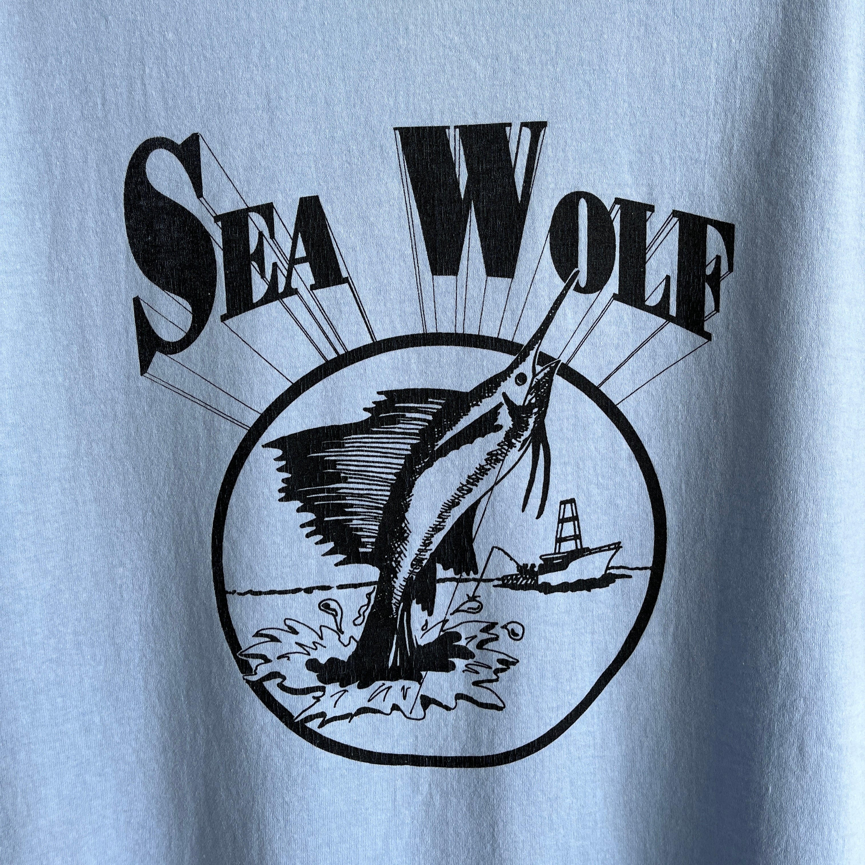 1990s Sea Wolf T-shirt by Hanes 50/50