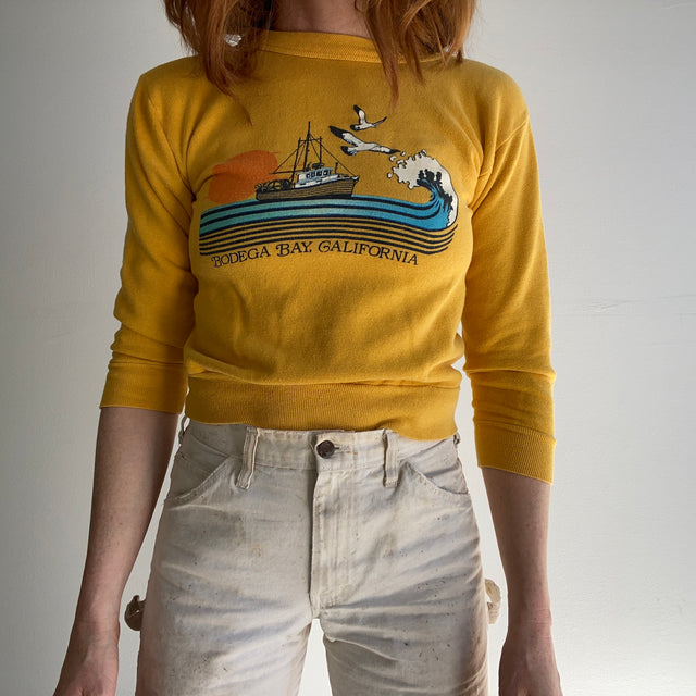 1970s Bodega Bay, California AWESOME Tiny (Kid's?) Sweatshirt