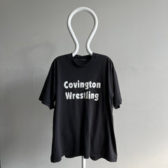 1990s Covington Wrestling T-Shirt with a Backside