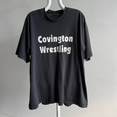 1990s Covington Wrestling T-Shirt with a Backside