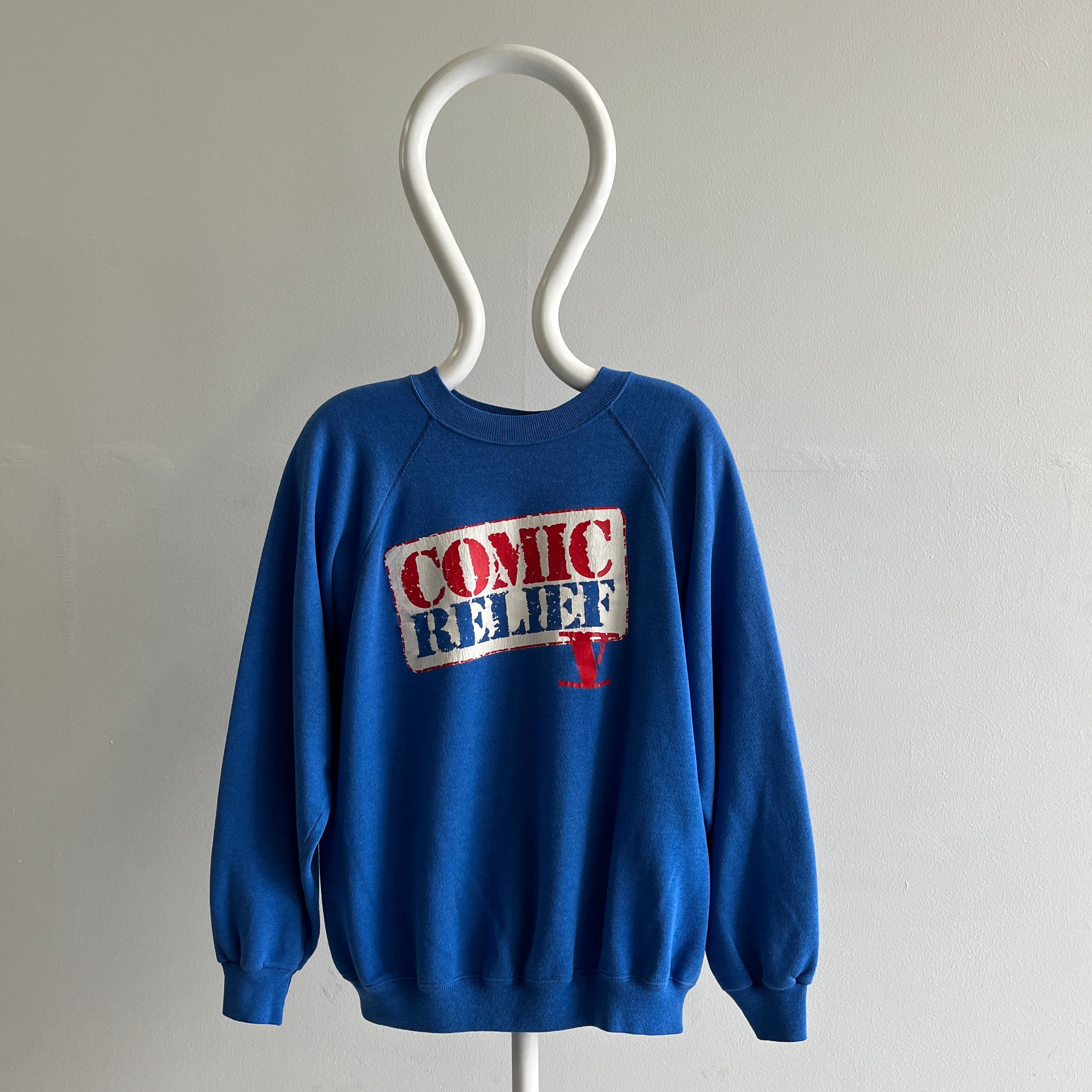 1990s Comic Relief V Slouchy Sweatshirt