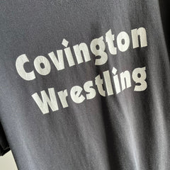 1990s Covington Wrestling T-Shirt with a Backside