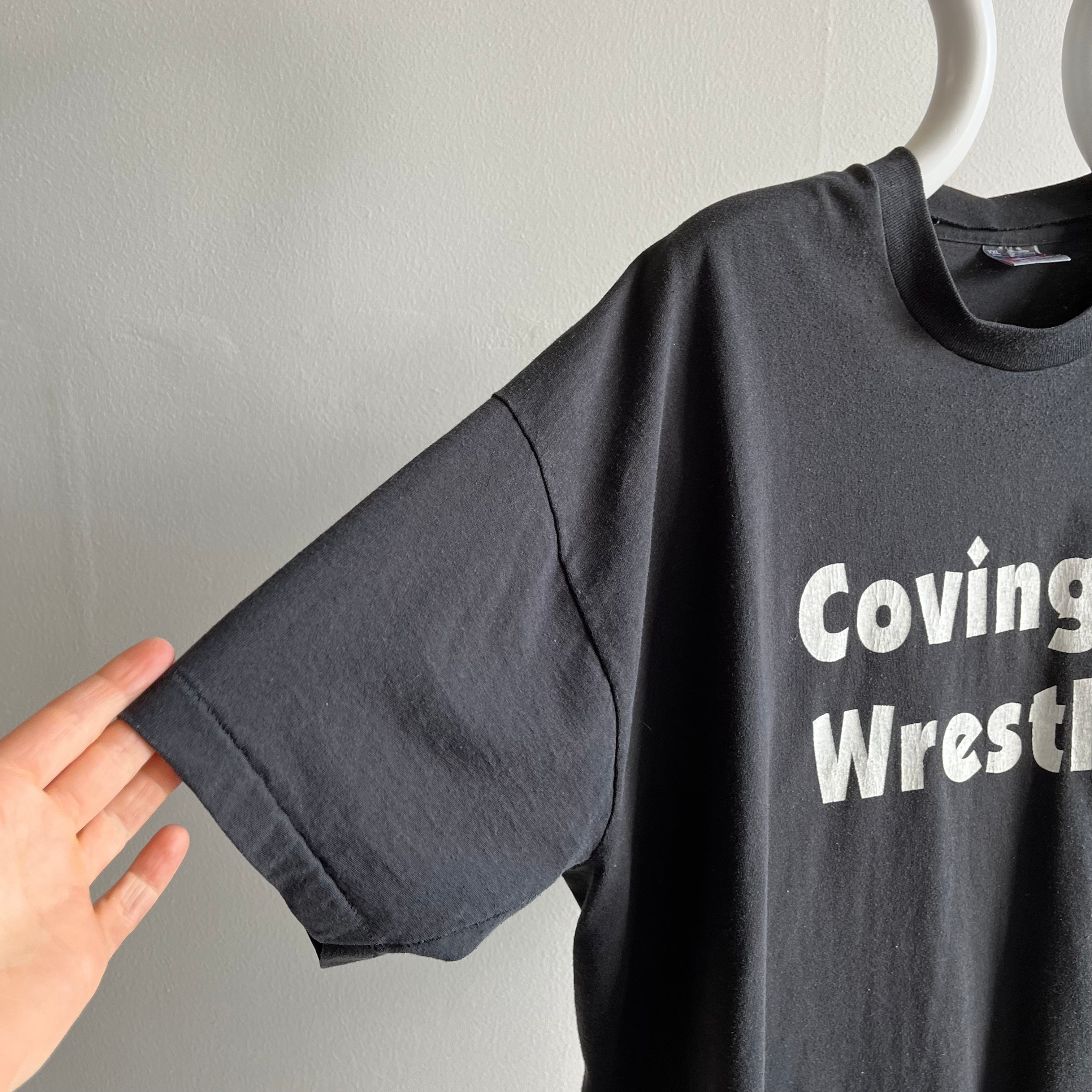 1990s Covington Wrestling T-Shirt with a Backside