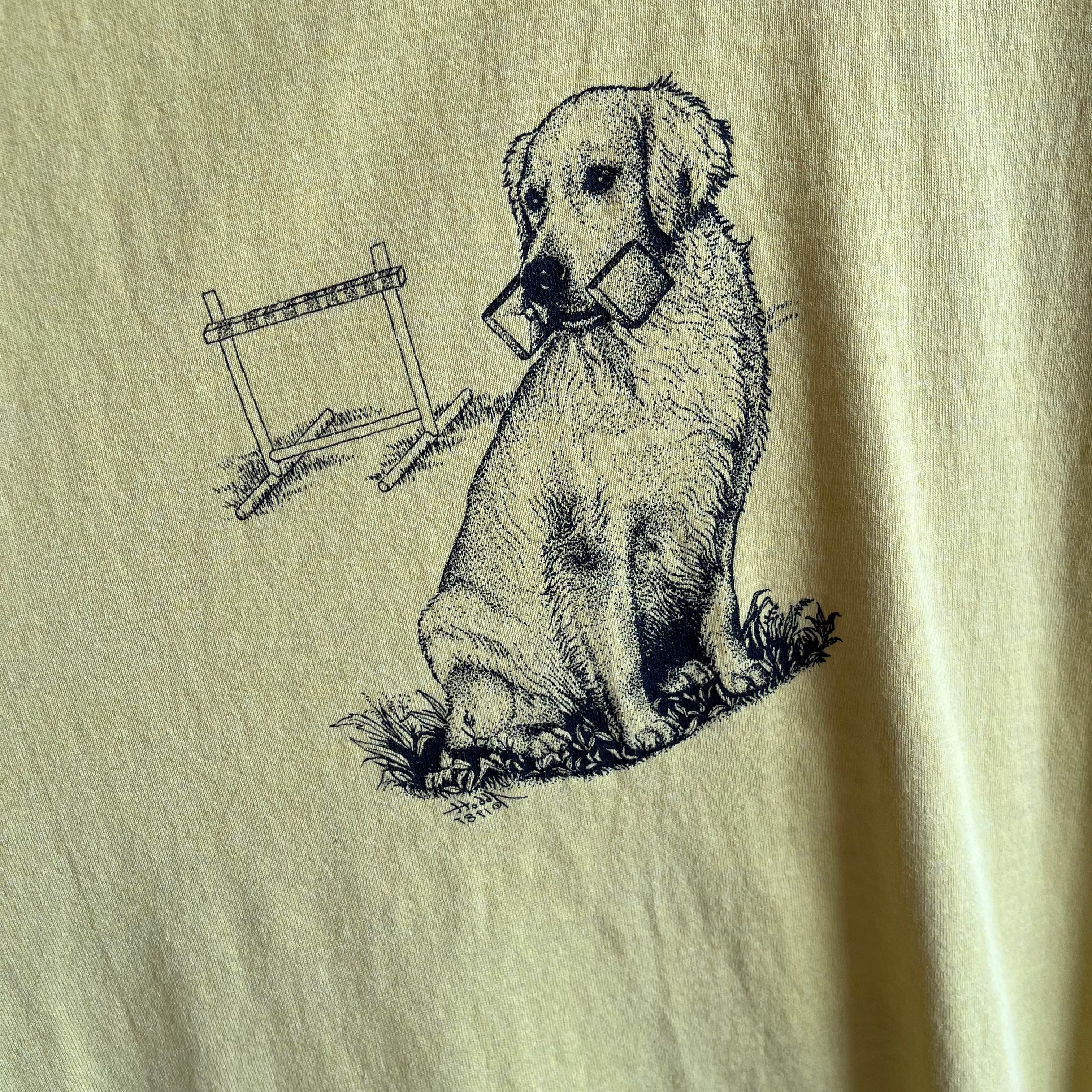 1987 Who's The Best Buddy??? Who Is?? Labrador T-Shirt
