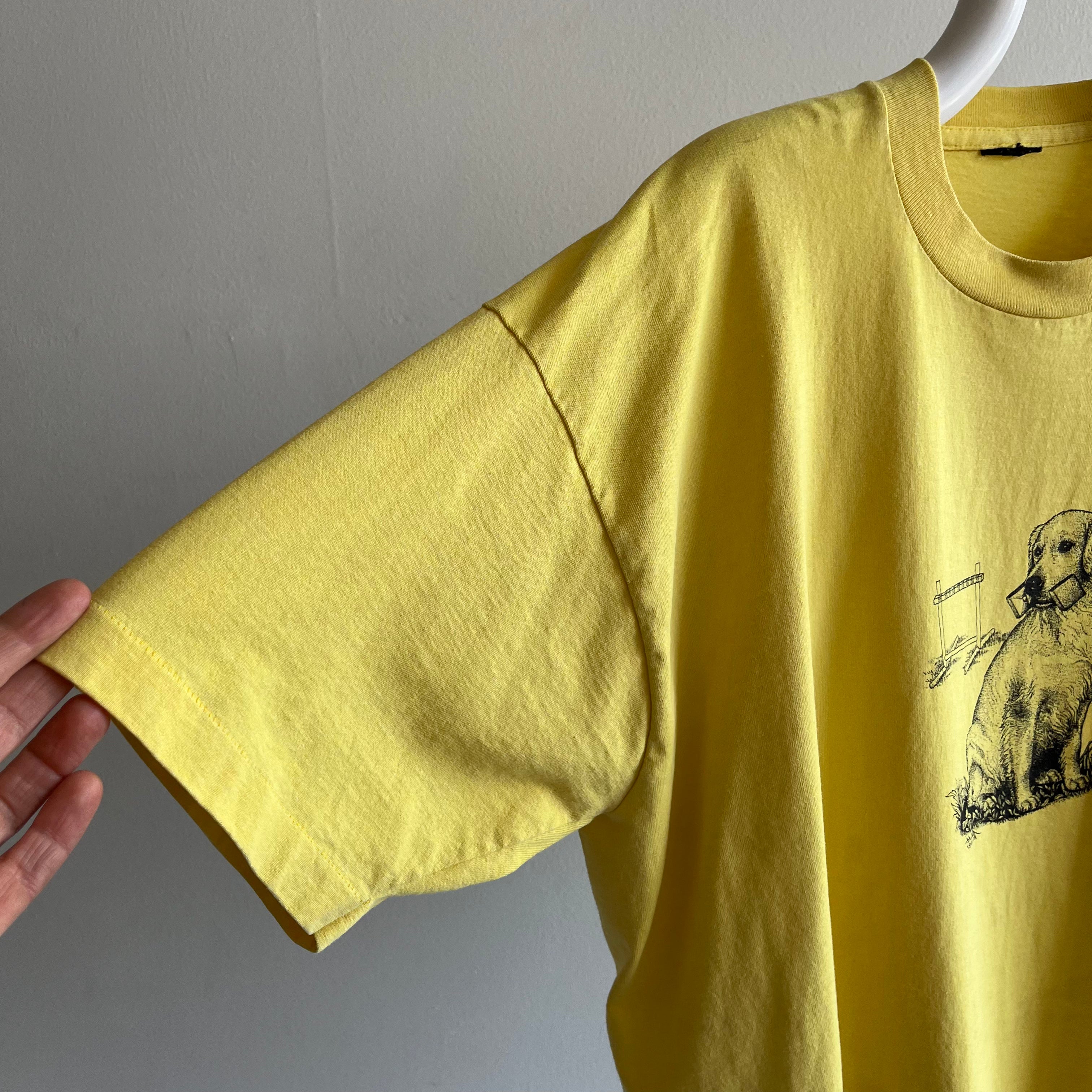 1987 Who's The Best Buddy??? Who Is?? Labrador T-Shirt