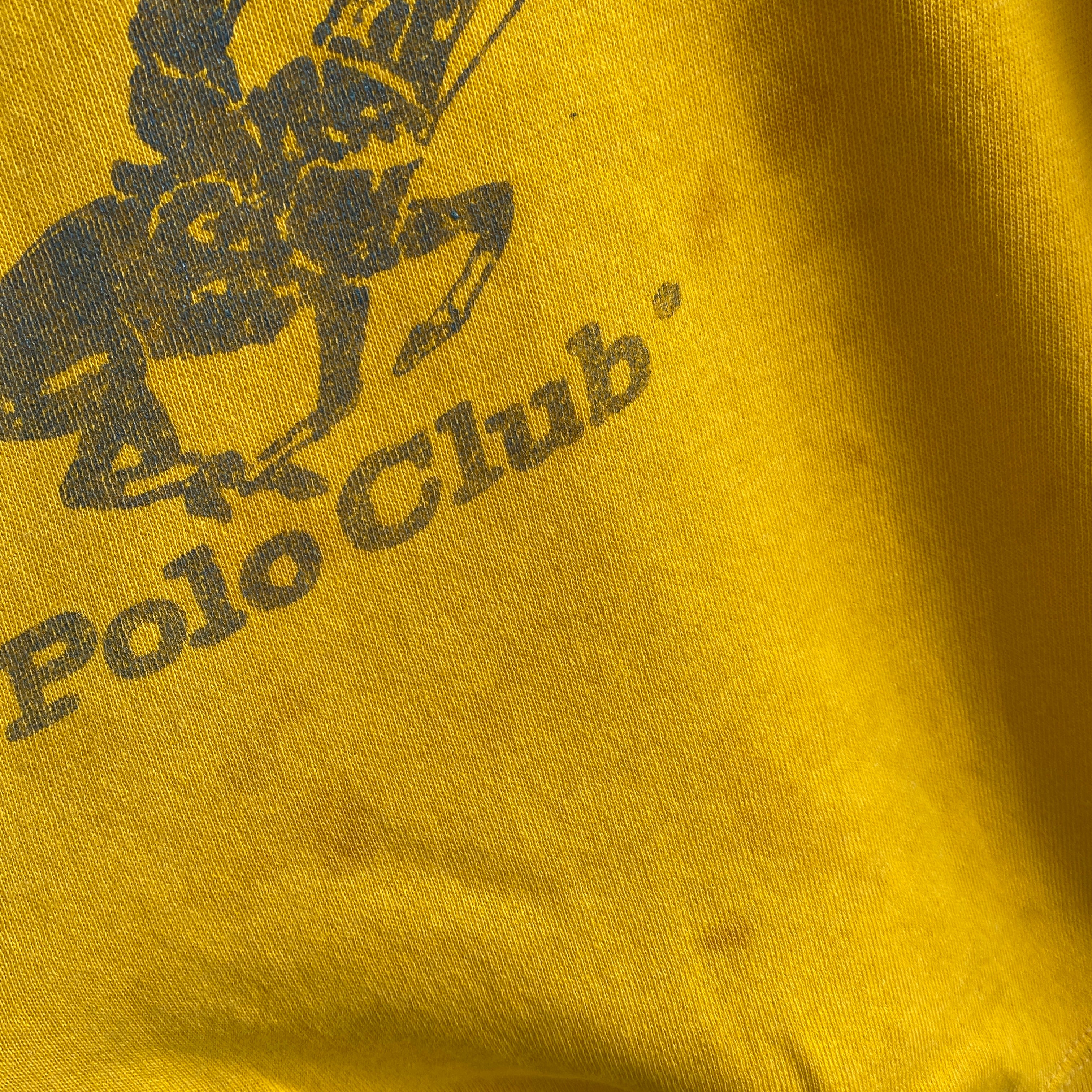 1980s Beverly Hills Polo Club SUPER Stained Soft and Slouchy Sweatshirt