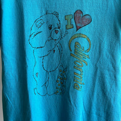 T-shirt I Love California Care Bear des années 1980 - Collection personnelle