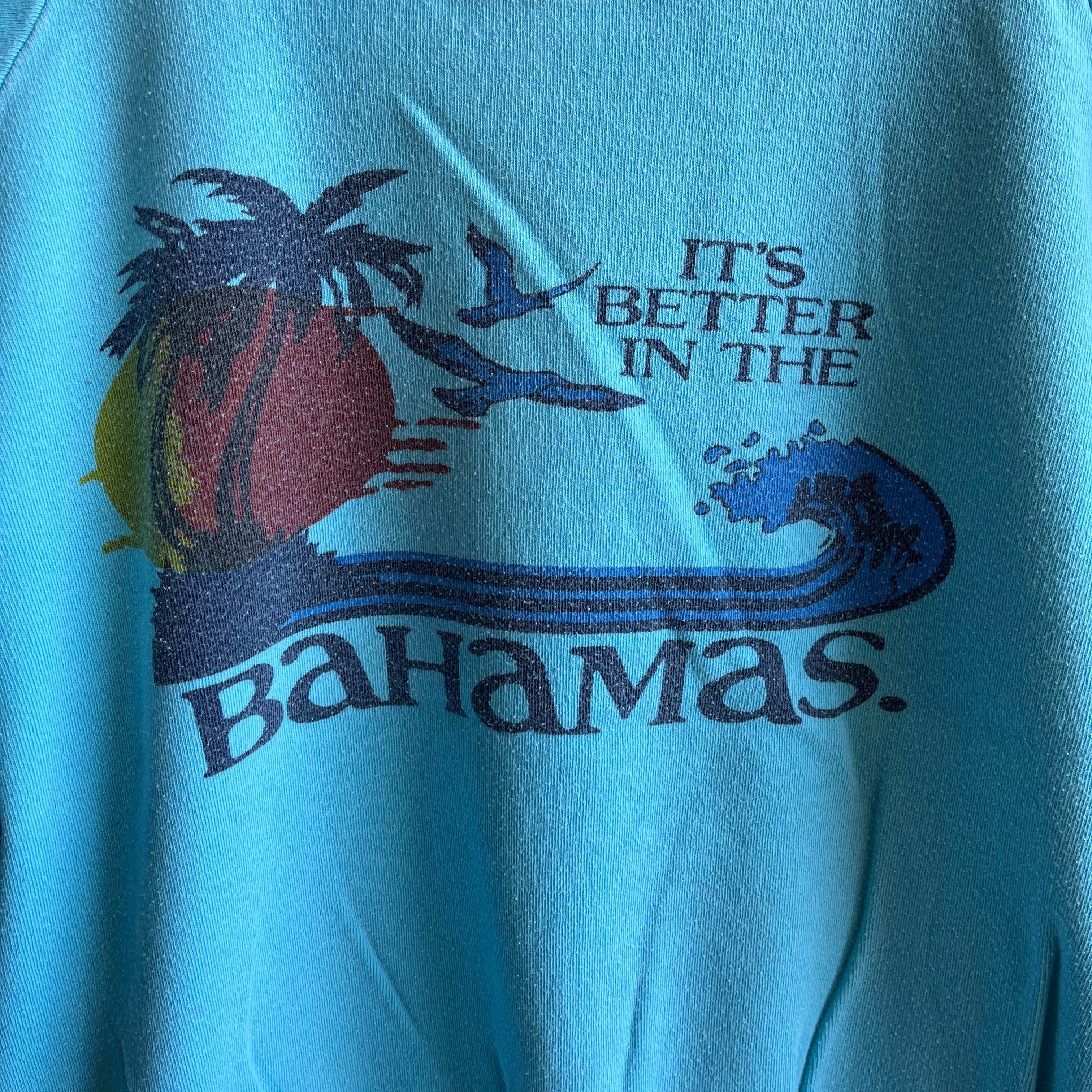 1970/80s It's Better in The Bahamas 100% Cotton Sweatshirt