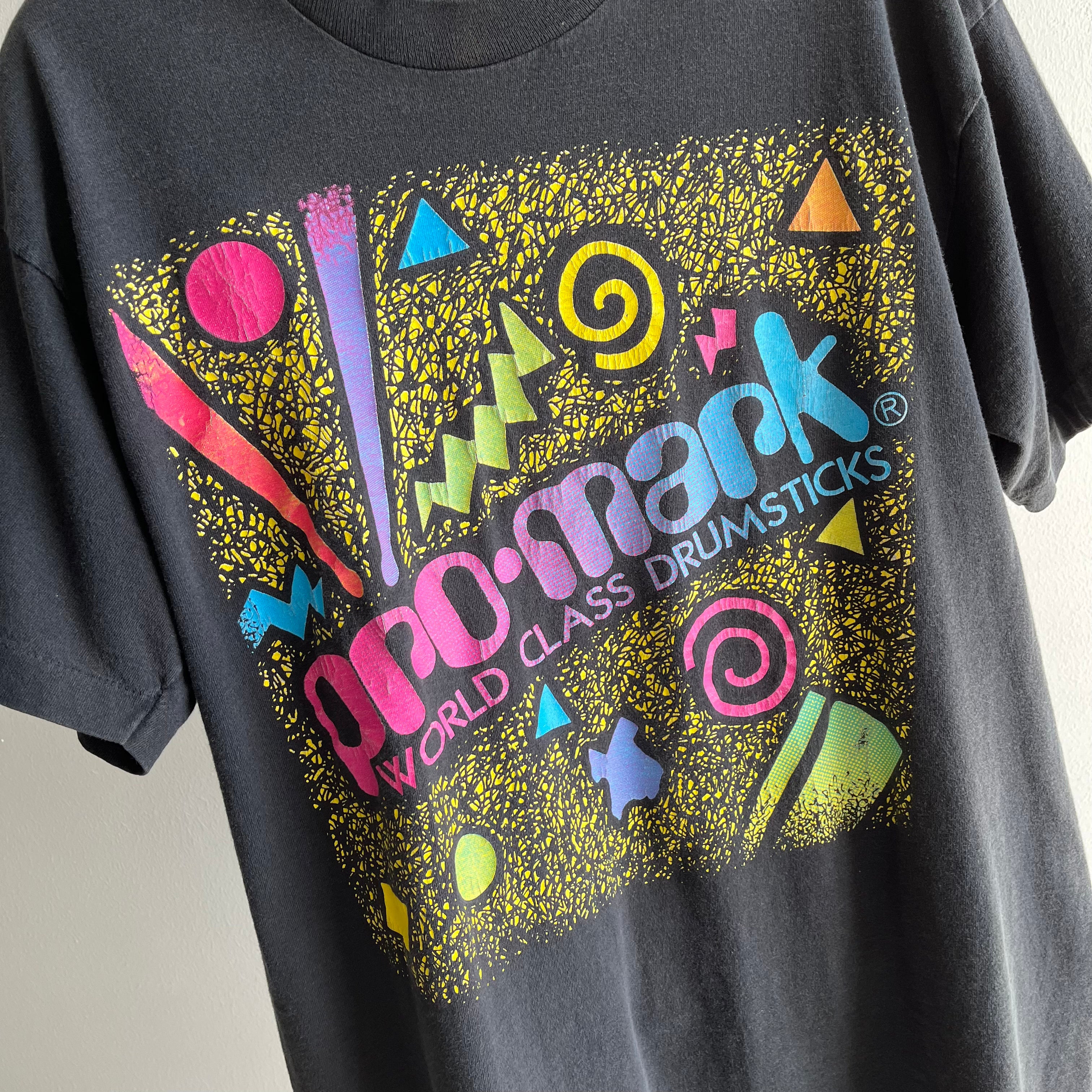 1980s Pro-Mark Drumsticks Cotton T-Shirt by FOTL