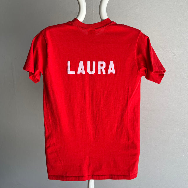 1980s "Pawnees" with "Laura" on the Back
