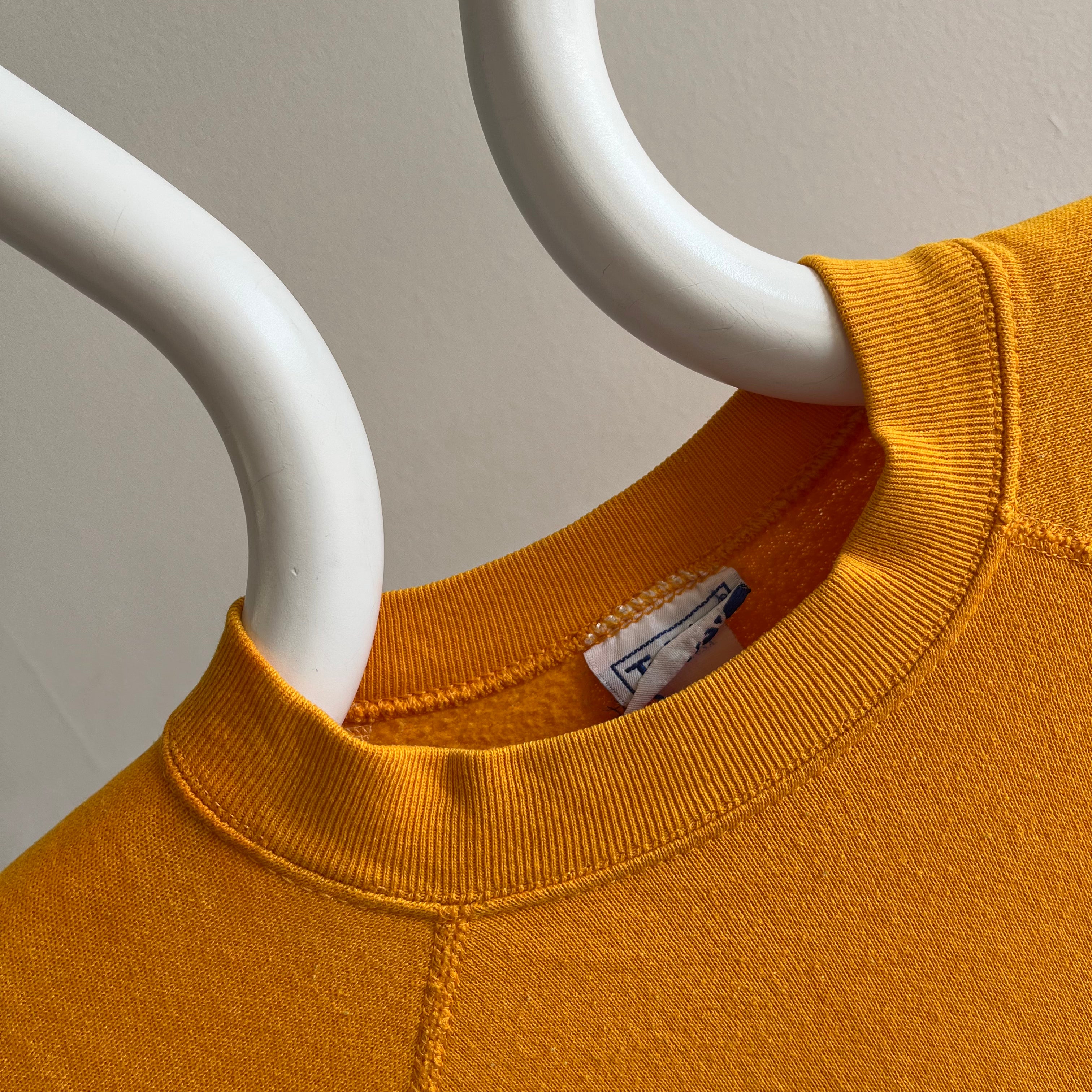 Raglan teinté Marigold des années 1980 (pas orange) par Tultex