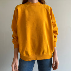 Raglan teinté Marigold des années 1980 (pas orange) par Tultex