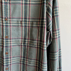 2000s L.L. Bean Plaid Cotton Shirt