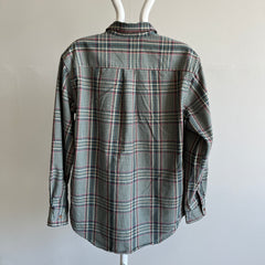 2000s L.L. Bean Plaid Cotton Shirt