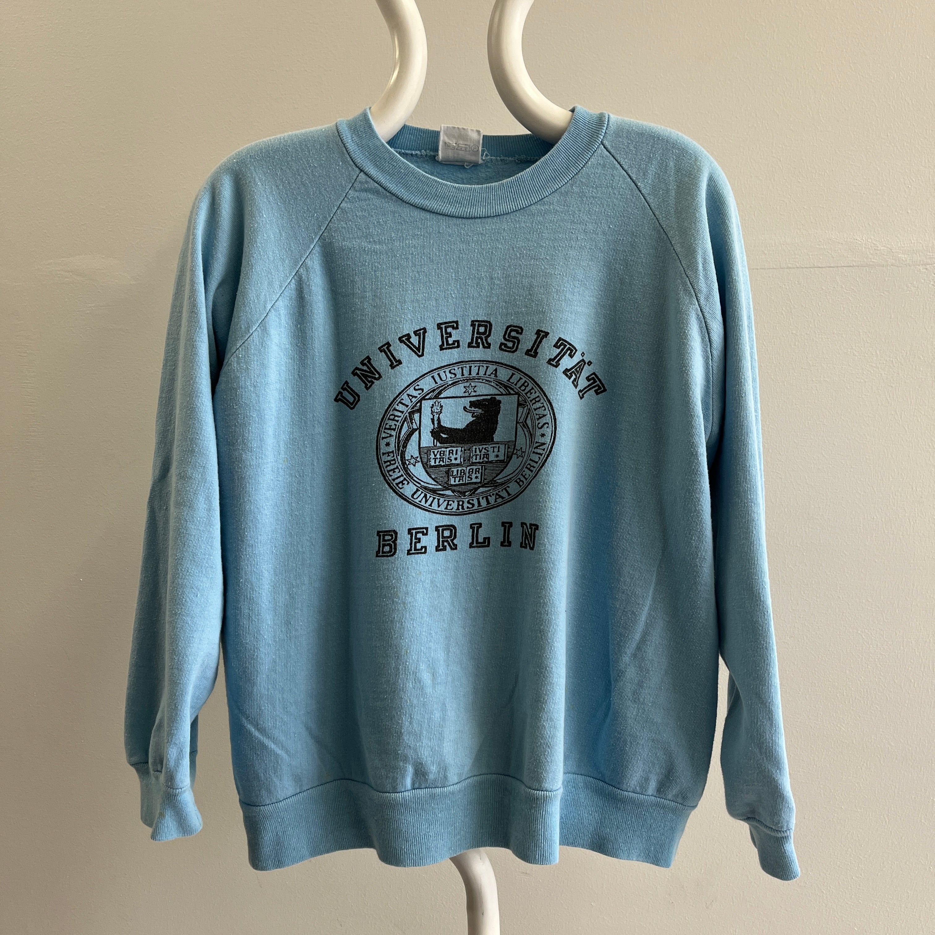 1970s University of Berlin Cotton Sweatshirt - Dreamboat Feel