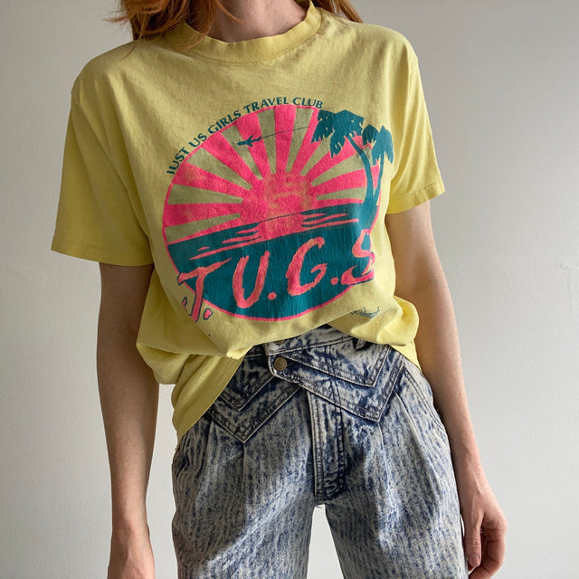 1980s J.ust U.s G.irls Travel Club Personal Collection T-Shirt