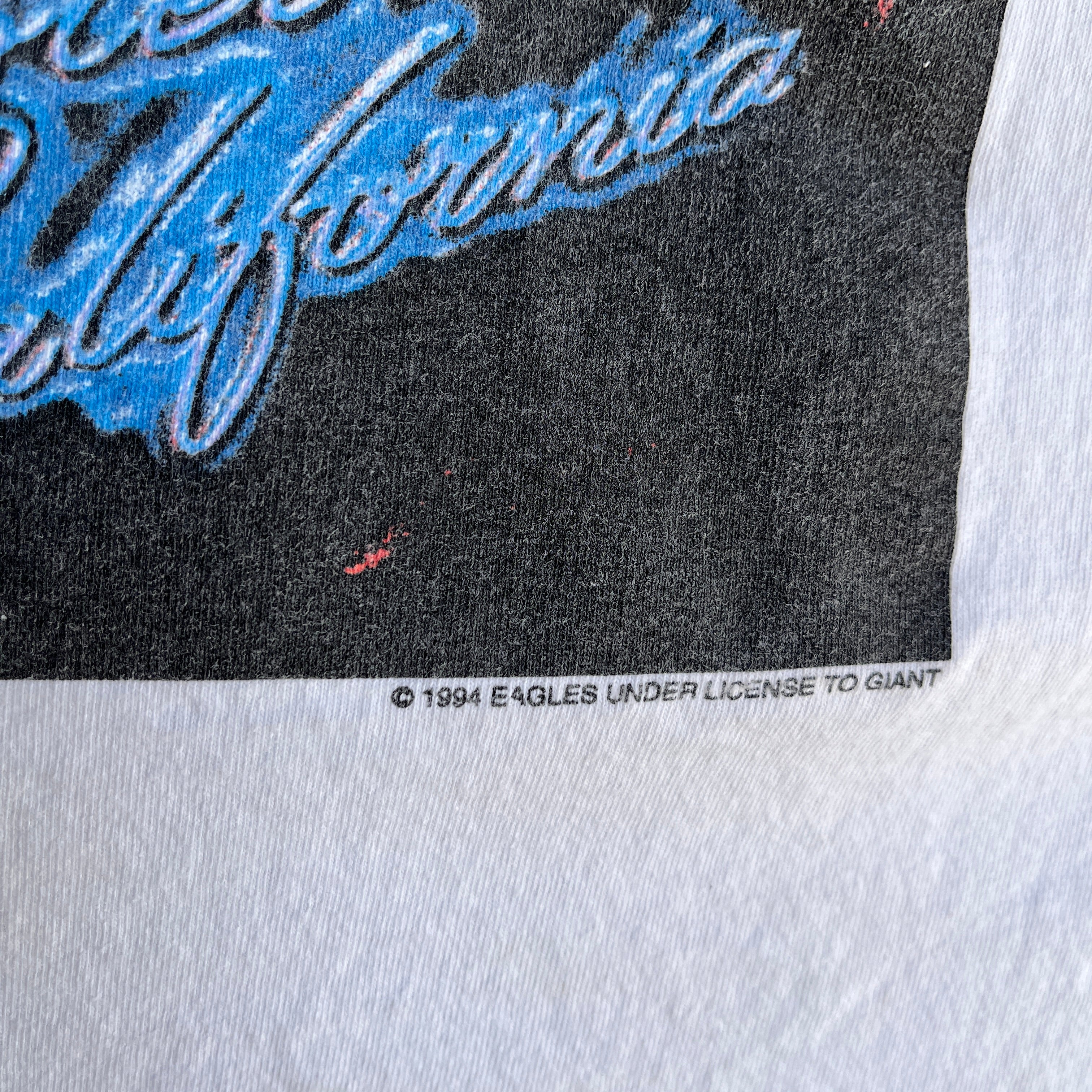 Reserved for Jill - 1994 Eagles Hotel California - Hell Freezes Over - Front and Back T-Shirt!!!