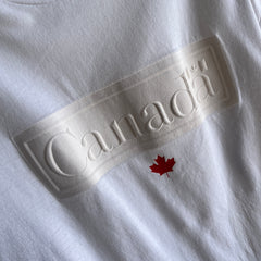 T-shirt Canada surdimensionné fabriqué au Canada des années 1990
