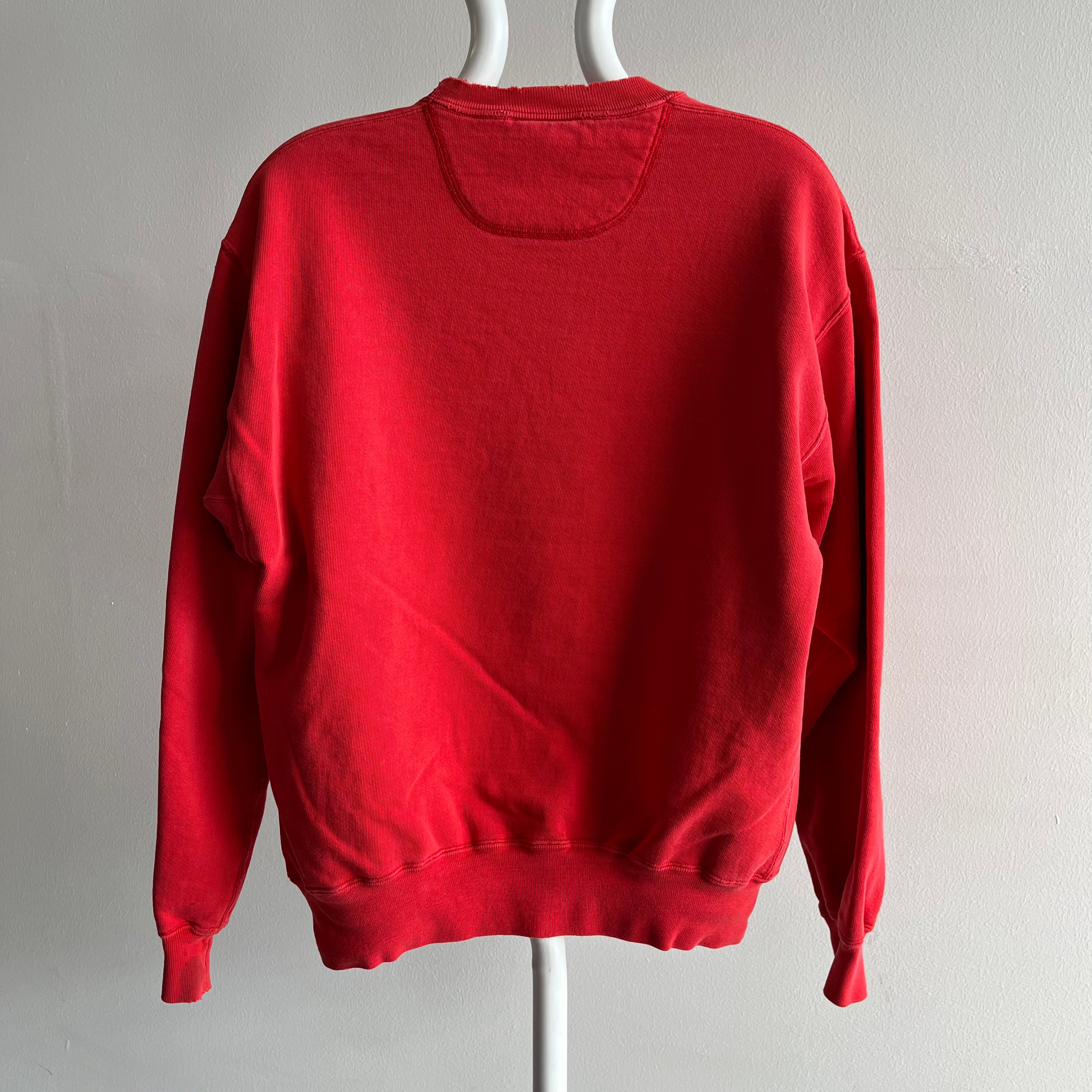 Sweat-shirt taché et usé DIY « The Phantom » des années 1990