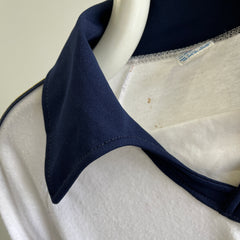 1970s USA Made Champion Brand DIY Highland Soccer Long Sleeve Collared Shirt