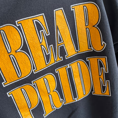 1980s Bear Pride Paint Stained Front and Back Sweatshirt