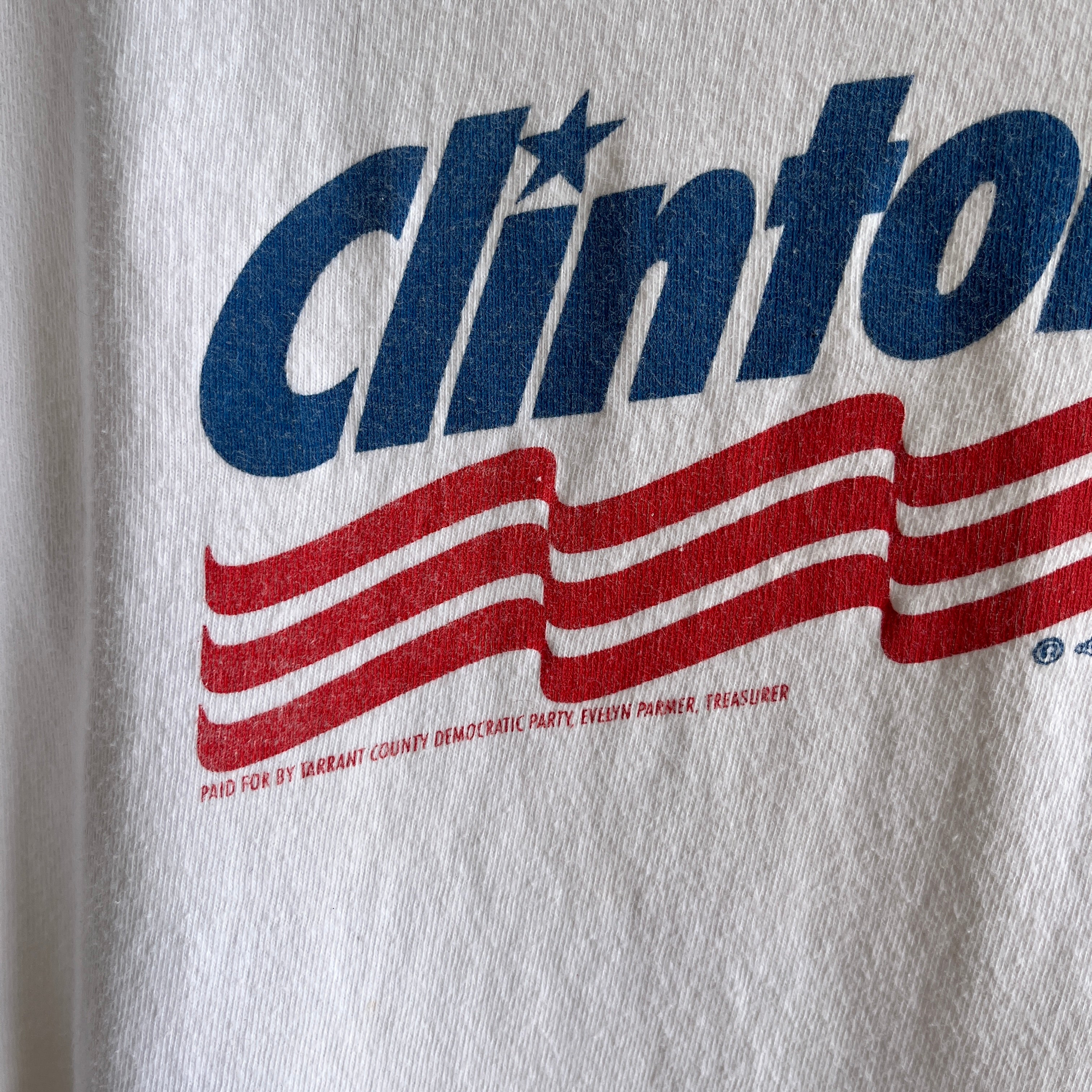 T-shirt de la campagne Clinton et Gore de 1992