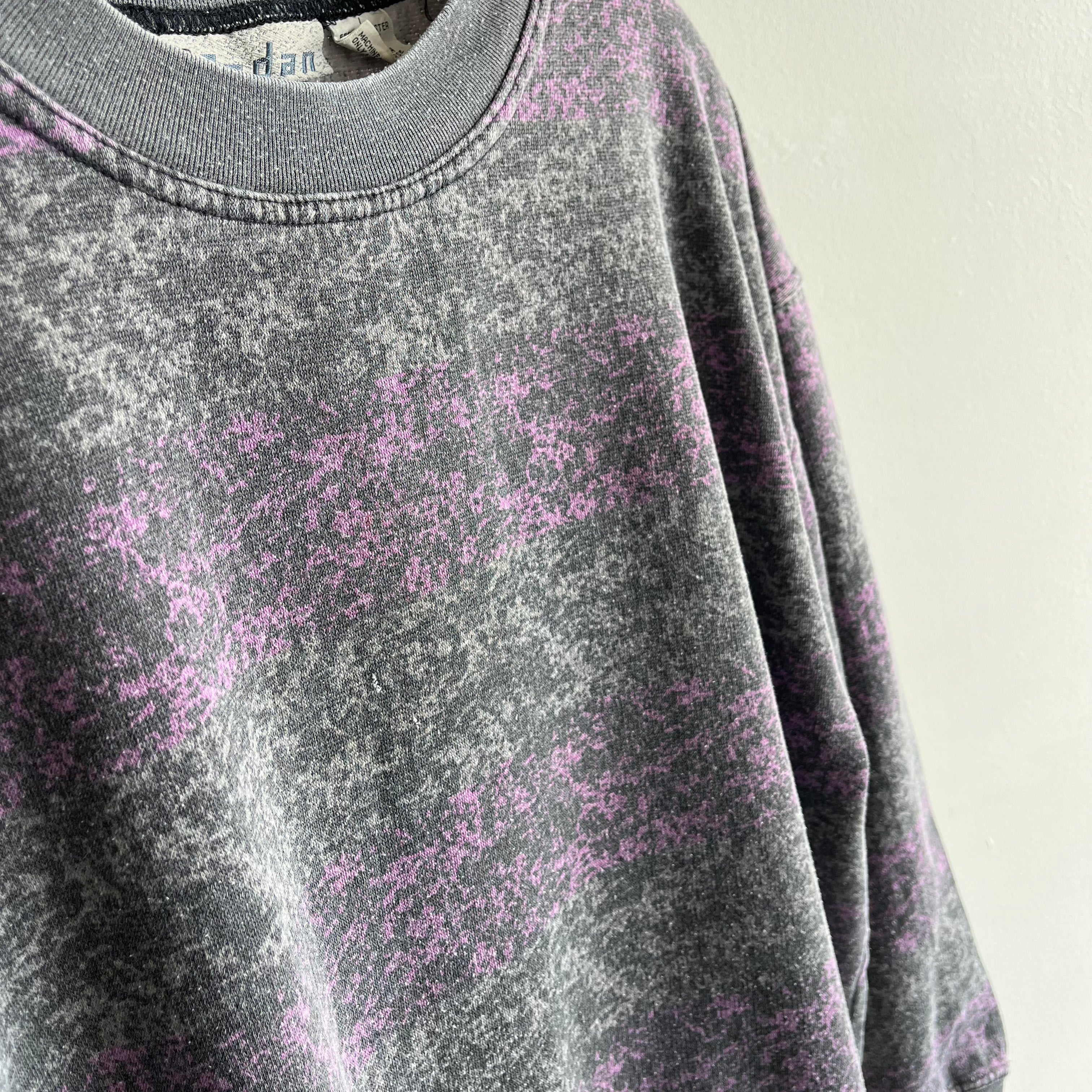 1990s Faded Graphic Print Sweatshirt