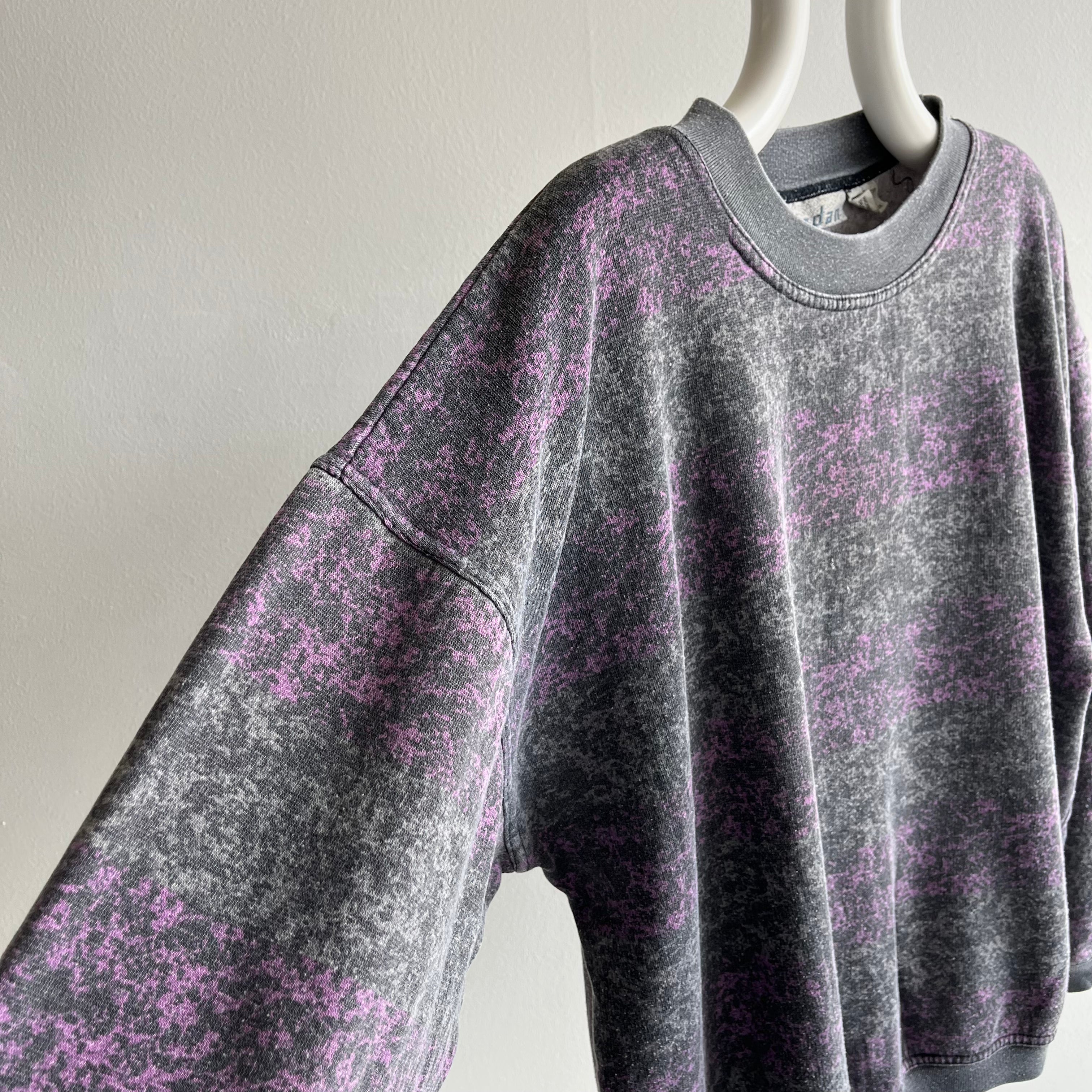 1990s Faded Graphic Print Sweatshirt