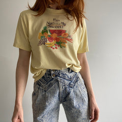 1981 I'm Naturally Sweet Fruit with Smiley Faces Vintage T-Shirt - THIS!!!