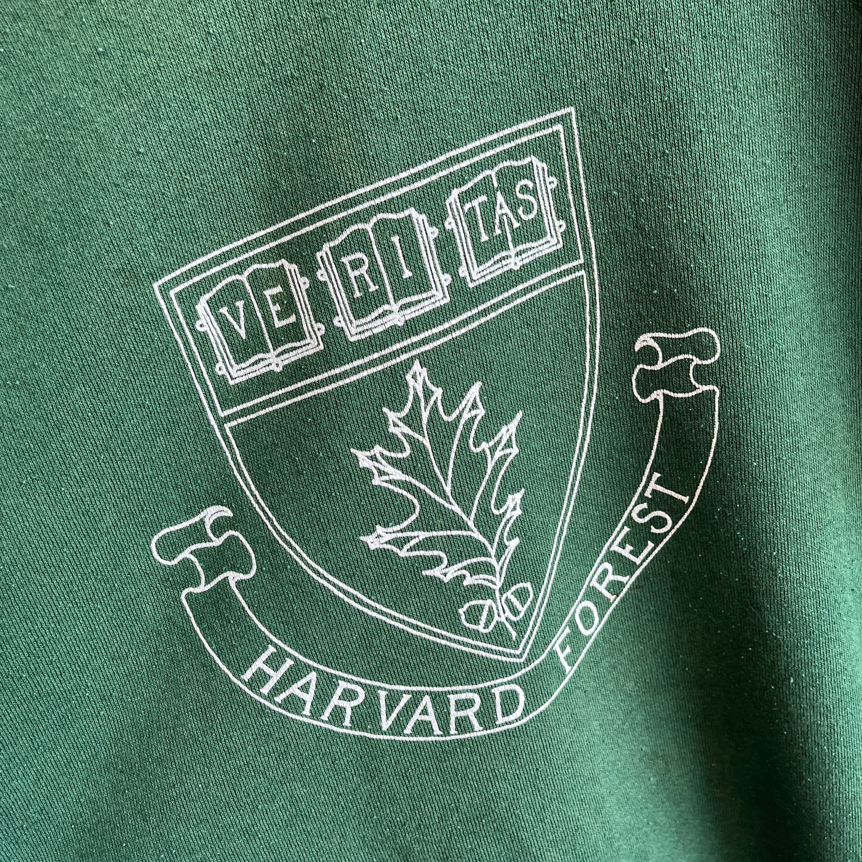 Sweat-shirt Harvard Forest (École de foresterie) des années 1980