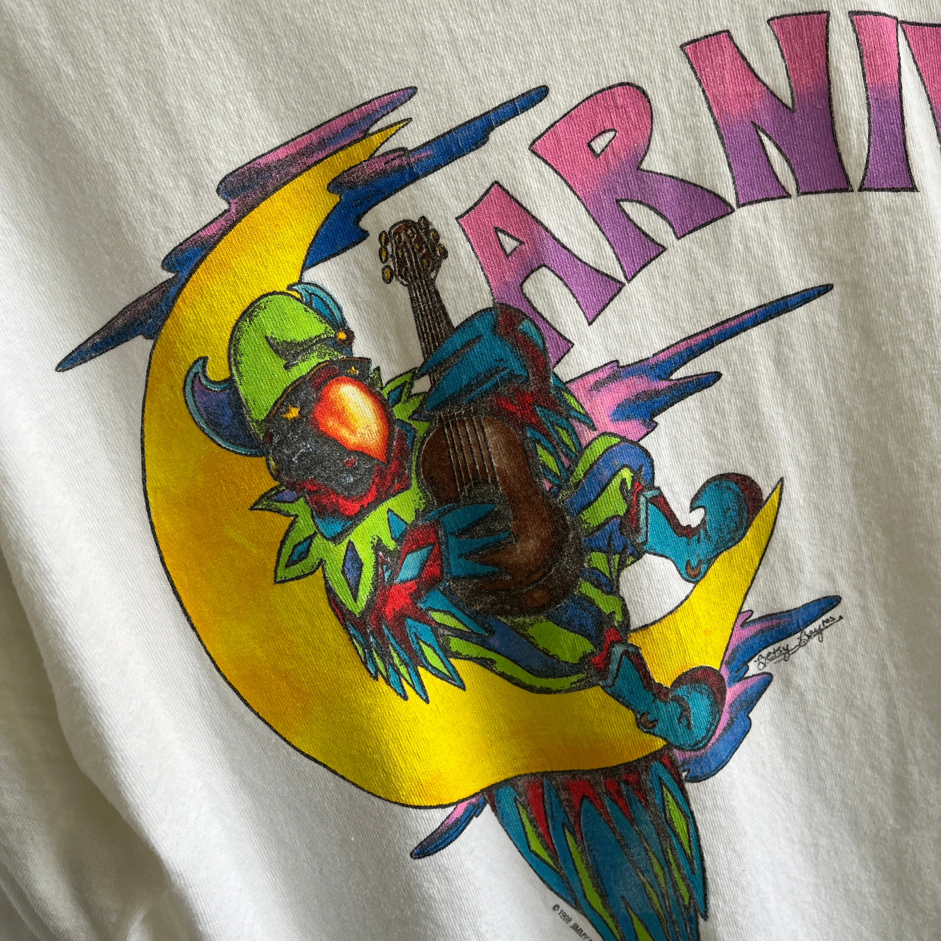 1998 Jimmy Buffett Carnival Tour Pocket T-Shirt