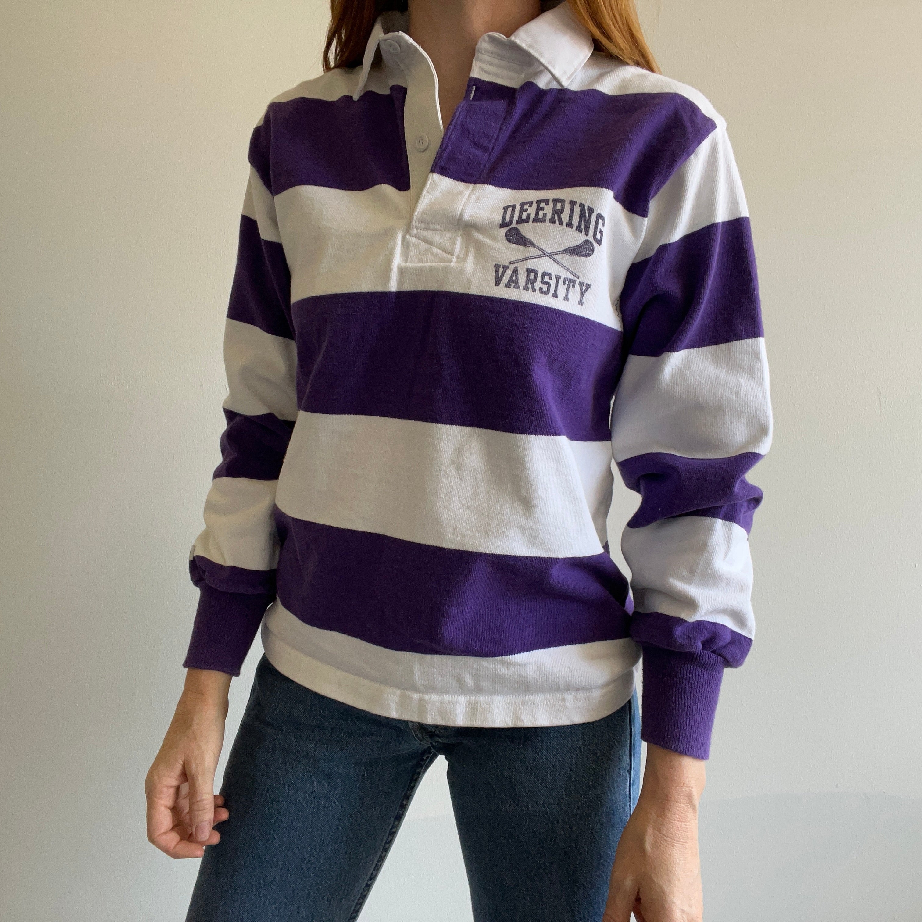 1990s Deering Varsity Rugby by Barbarian