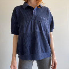 1980s RAD RAD RAD Polo Warm Up Blouse Shirt Top