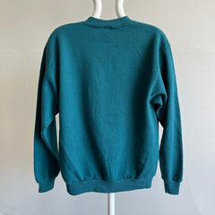 1990s Dark Teal Cozy Sweatshirt