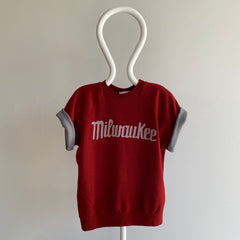 1980s Ultra Fabulous Milwaukee Rolled Sleeve Warm Up - So Soft