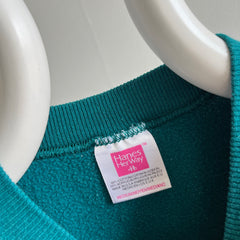 1990s Blank Dark Teal Sweatshirt by HHW