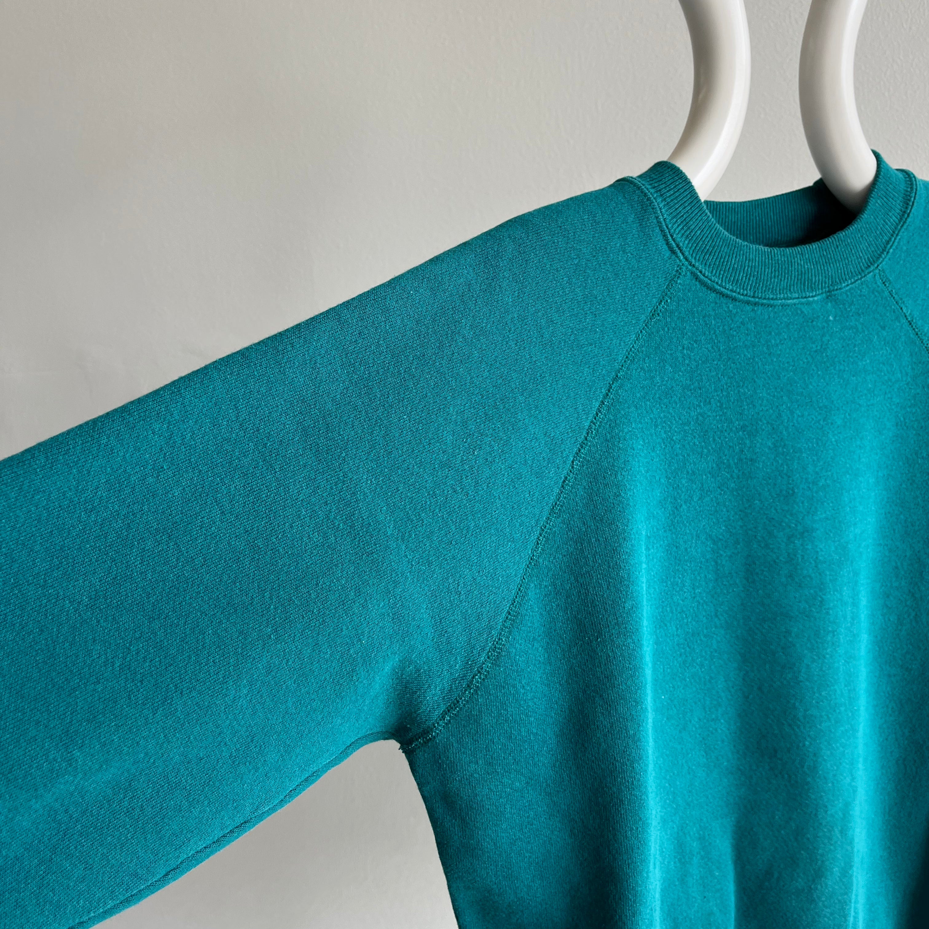 1990s Blank Dark Teal Sweatshirt by HHW