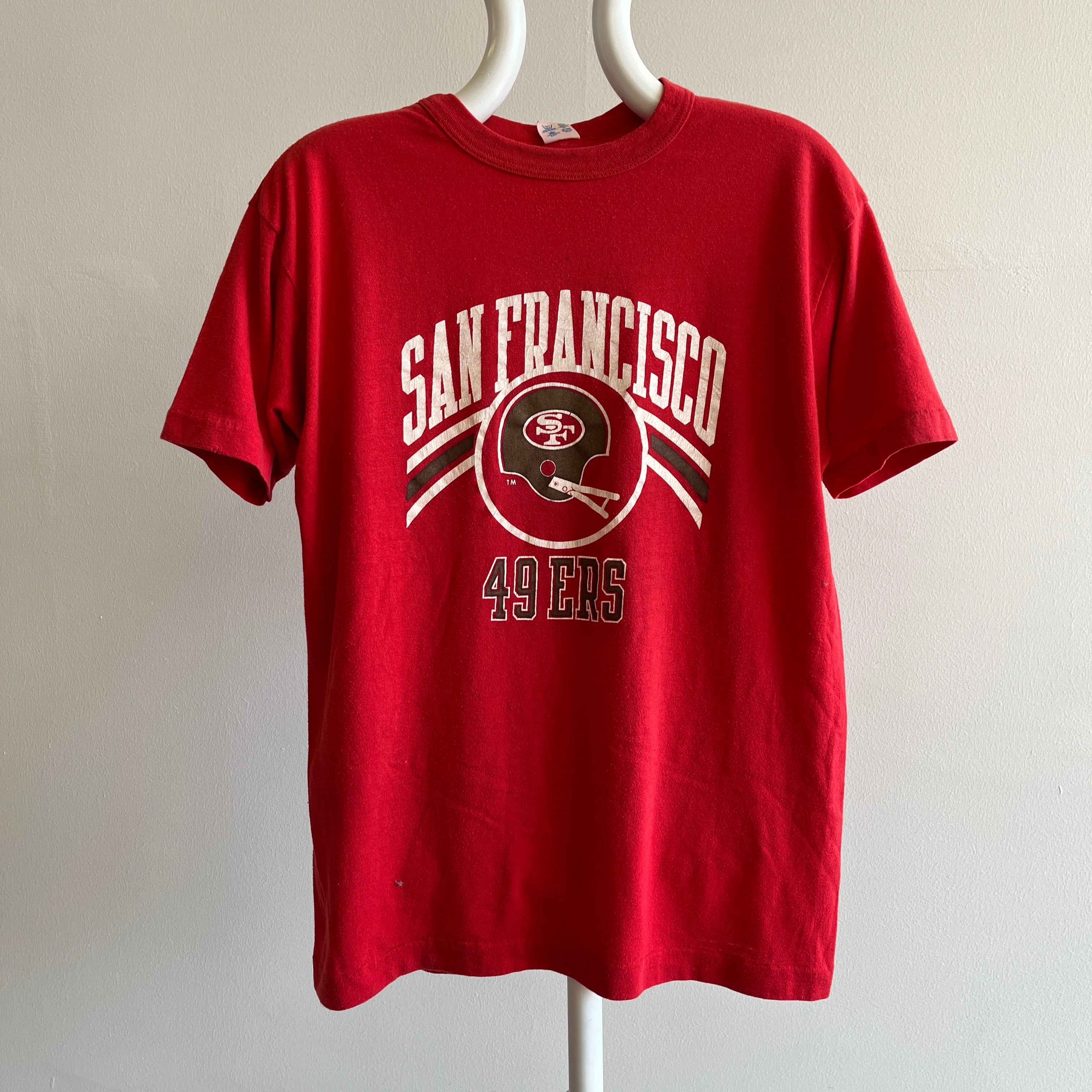 1970/80s USA Champion Brand San Francisco 49ers Rolled Neck T-Shirt