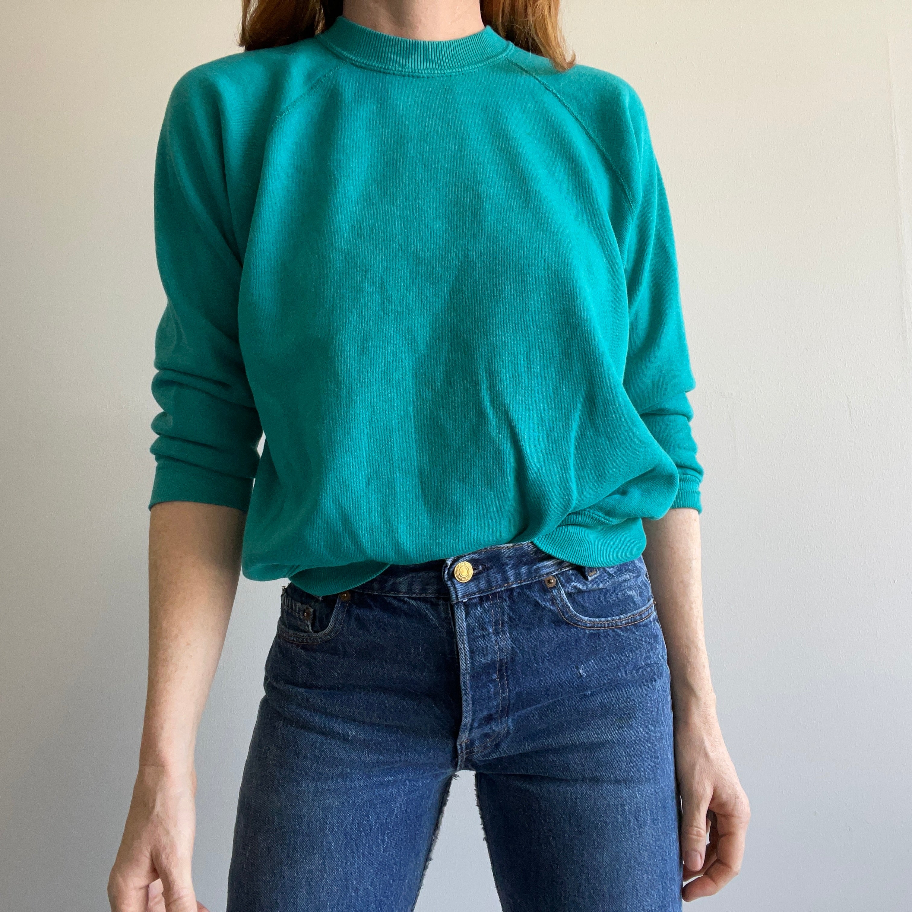 1970/80s Teal Raglan by Sportswear