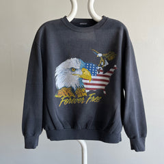 1990s Forever Free Eagle Sweatshirt