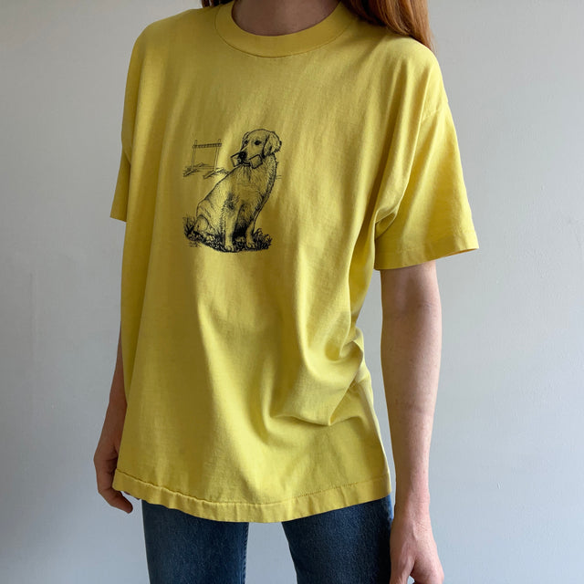 1987 Who's The Best Buddy??? Who Is?? Labrador T-Shirt